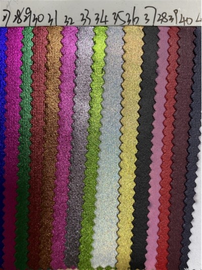 GZ-JP 亮皮細閃閃光絨布  幅寬：145CM  克重：160g  成分：滌95% 氨綸5% 細節-2